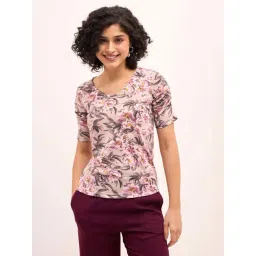 SALT Attire Pink Floral Top-picture-14