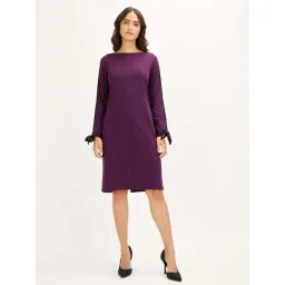 SALT Attire Purple Plain Dress-picture-38