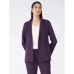 SALT Attire Purple Striped Jacket-picture-37