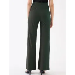 SALT ATTIRE Women High-Rise Ribbed Parallel Trousers-picture-36