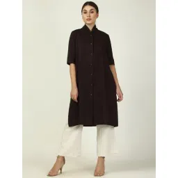 Saltpetre Brown Summer Essentials Dakota Long Shirt-picture-10