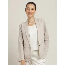 Saltpetre Grey Regular Fit Blazer-picture-45