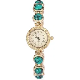 salty Green Dial Sage Curve Analog Watches for Woman & Girls | 1 year Warranty | Stylish Wrist Watches for Ladies | Ideal for gifting for diwali, birthday, anniversary, karwa chauth | Gift for Diwali, Christmas, Marriage, Birthday-picture-36