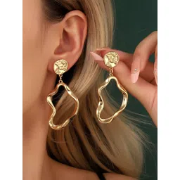 SALTY Prolific Luxury Contemporary Shaped Drop Earrings-picture-12