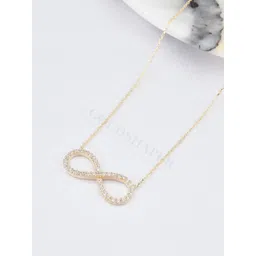 SALTY Stainless Steel Artificial Stones Minimal Necklace-picture-10