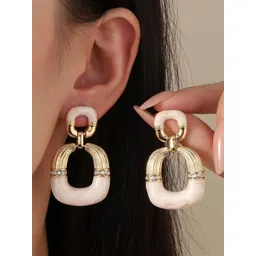 SALTY Stone Studded Antique Drop Earrings-picture-24