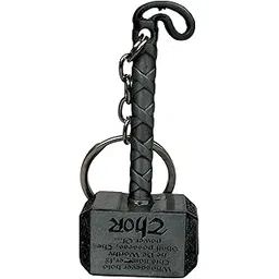 salvus app solutions The Marvel Avenger Thor's Metal Hammer Keyring/Keychain (Golden OR Grey Color)- 1 Pc (Assorted)-picture-30
