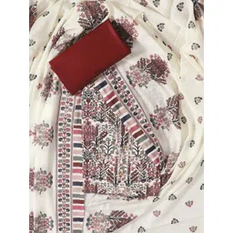 SALWAR STUDIO Embroidered Pure Cotton Unstitched Dress Material-picture-27