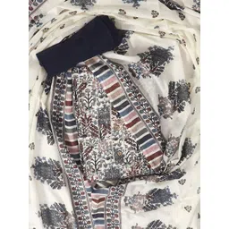 SALWAR STUDIO Embroidered Pure Cotton Unstitched Dress Material-picture-28