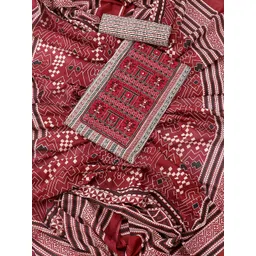 SALWAR STUDIO Embroidered Pure Cotton Unstitched Dress Material-picture-21