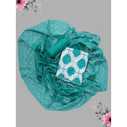 SALWAR STUDIO Embroidered Pure Cotton Unstitched Dress Material-picture-19