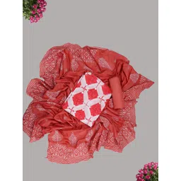 SALWAR STUDIO Embroidered Pure Cotton Unstitched Dress Material-picture-34