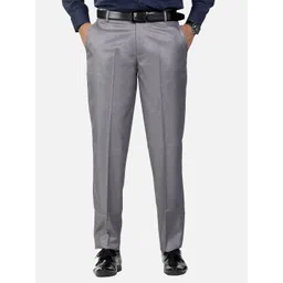Sam and Jack Men Grey Smart Formal Trousers-picture-27