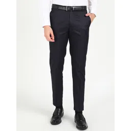 Sam and Jack Men Smart Regular Fit Formal Trousers-picture-18