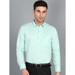 Sam and Jack Smart Spread Collar Regular Fit Cotton Formal Shirt-picture-30