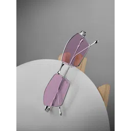 SAM & MARSHALL Sunglasses 400UV Protection Rectangle Metal Built Unisex DARIAN_PINK_20073-picture-14