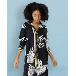 sam Women Printed Shirt & Trousers Co-Ord Set-picture-42