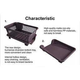 samarth Dish Drainer Kitchen Rack Plastic image 4