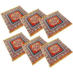 sampraya creations Gold Velvet Area Rug-picture-18