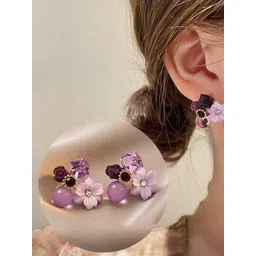 Samridhi DC Floral Studs Earrings-picture-23