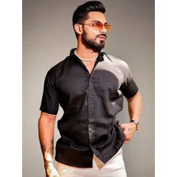 SAMRIZ Men Solid Spread Collar Casual Shirt-picture-41