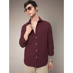 SAMRIZ Polyester Long Sleeves Solid Men's Shirt-picture-32