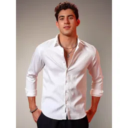 SAMRIZ Polyester Long Sleeves Solid Men's Shirt-picture-22