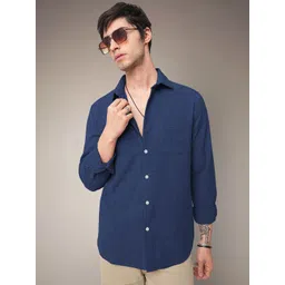 SAMRIZ Spread Collar Long Sleeves Opaque Shirt-picture-24