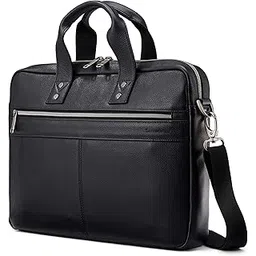 samsonite Classic Leather Slim Brief, Black, One Size-picture-48