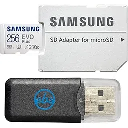 Samsung 256GB MicroSD EVO Plus Memory Card for Action Camera Compatible with GoPro Hero 13 Black, Hero (2024) (MB-MC256SA) U3 V30 Bundle with 1 Everything But Stromboli SD & MicroSDXC Card Reader-image-27