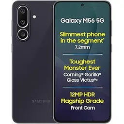 Samsung Galaxy M56 5G (Black, 8 GB RAM, 128 GB Storage) | Slimmest Phone in The Segment | Gorilla Glass Victus+ | 10 Bit HDR Video | Enhanced Nightography | 4nm Processor | Vapor Cooling Chamber-picture-37