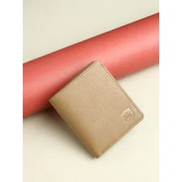 Men Casual Beige Artificial Leather Wallet - Regular Size-image-7