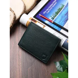 SAMTROH Men Green PU Two Fold Wallet-image-38