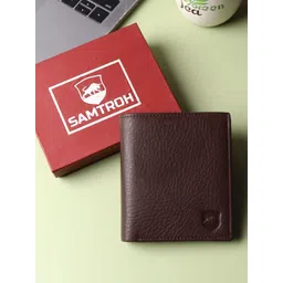 SAMTROH Men Leather Two Fold Wallet-image-16