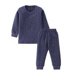 samvar Boys Ribbed Round-Neck Thermal Set-picture-40