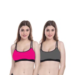 Samvar Multi Cotton Non-Wired Non Padded Minimizer Bra-picture-33