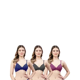 Samvar Multi Cotton Non-Wired Non Padded Minimizer Bra-picture-11