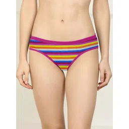 samvar New stylish Pink,Green,Purple,Blue,Pink,Yellow Cotton Silk Hipster Multicolor Panties Pack of 6-picture-38