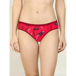 samvar New stylish Red Cotton Hipster Multicolor Panties Pack of 1-picture-31