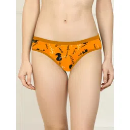 samvar New stylish Yellow Cotton Hipster Multicolor Panties Pack of 1-picture-22