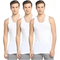 samwar Men's Cotton White Vest Innerwear Combo-picture-29