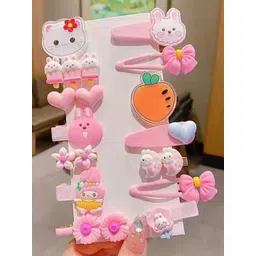 SAMYAK Girls Set Of 14 Fashion Alligator Hair Clip-picture-20