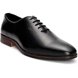 Men's Shoe Black Leather – Round Toe Formal Oxfords: Wrinkle-Free Patent Upper, Lightweight Design, and Cushioned Footbed for All-Day Comfort-image-25