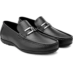 san frissco Genuine Italian Leather Loafers Leather Upper Regular Styling Cushioned Footbed/Comfortable Fashionable Stylish Flexible for Men-picture-10