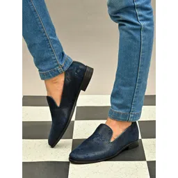 San Frissco Men Blue Slip-On Sneakers-picture-13