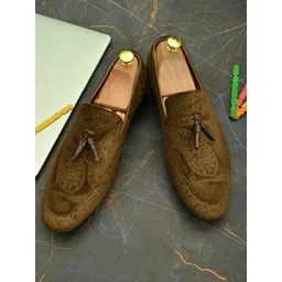 San Frissco Men Brown Party Loafers-picture-29