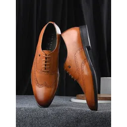 San Frissco Men Leather Formal Brogues-picture-40