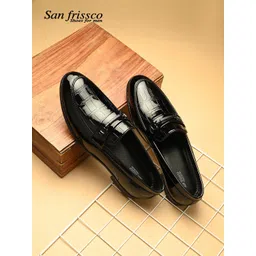 San Frissco Men Leather Formal Loafers-picture-21