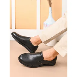 San Frissco Men Leather Formal Slip-On Shoes-picture-27