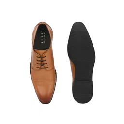 San Frissco Men Leather Lace-Up Formal Derbys image 5